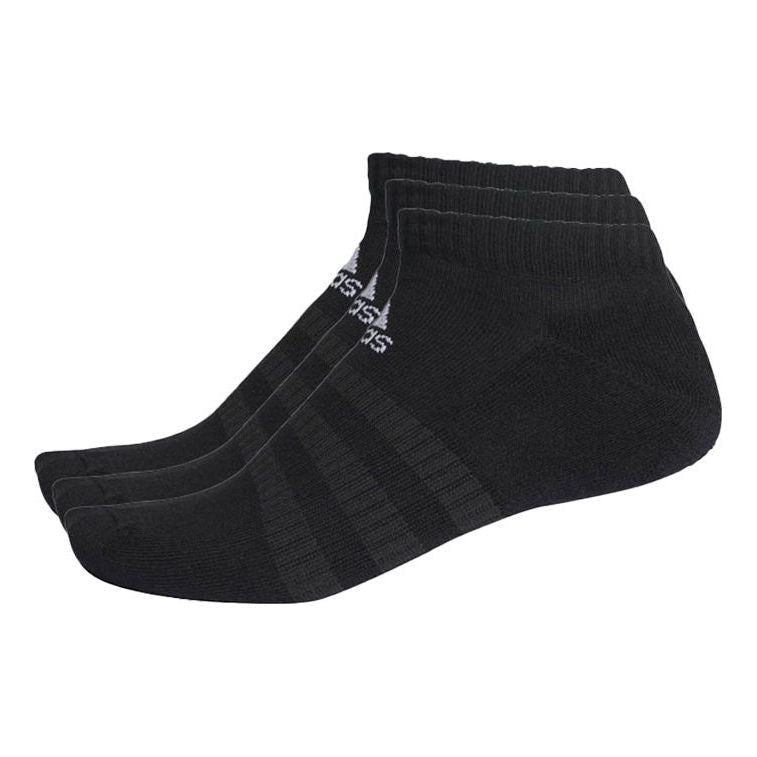 adidas Unisex Cush Low 1 PP Socks 3 Packs Black DZ9389