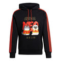 Men's adidas neo x Crossover Cny Ww Hdy Cartoon Printing Sports Pullover Black GS5187