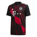 adidas Soccer/Football Sports Jersey Asia Sizing Short Sleeve Bayern Munich Away Fan Edition Couple Style Black FN1949