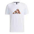 adidas Ub Gxf T Box Sports Camouflage Printing Logo Short Sleeve White GP0852