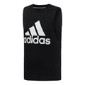 adidas Sports Stylish Round Neck Vest Black DT9936