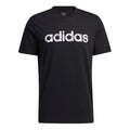 adidas neo M Basc Tee Logo Printing Sports Round Neck Short Sleeve Black H45109