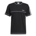 adidas originals ribbed Round Neck Short Sleeve Black GN3886