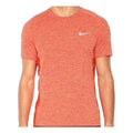 Men's Nike Solid Color Sports Breathable Round Neck Pullover Short Sleeve Orange T-Shirt 834241-809