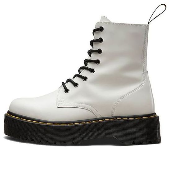 Dr. Martens Jadon Smooth Leather Platform Boot 'White' 15265100