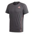 adidas Runner Tee Running Sports Training Quick Dry Short Sleeve Gray GH7895