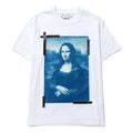 Men's Off-White SS22 Elizabeth Printing Round Neck Pullover Short Sleeve White T-Shirt OMAA038C99JER0020145