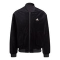 adidas Velvet Bomber M Solid Color Sports Jacket Black H25097