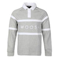 Nike As Sportswear Swoosh Rugby Polo 'Grey' CV0170-063