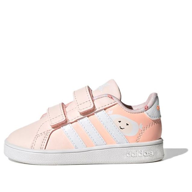 (TD) adidas neo Grand Court 'Pink White' FW4949