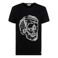 Men's Alexander McQueen Cotton Printing Short Sleeve Black 631391-QPZ87-0901