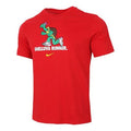 Nike Dri-FIT Tortoise Printing Quick Dry Sports Round Neck Short Sleeve Large Red CZ9830-657