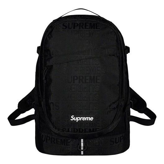 Supreme Backpack 'Black White' SUP-SS19-035
