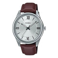CASIO DRESS Series Vintage Businesses Men's Mens Silver Analog MTP-V005L-7B5