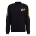 adidas Juve Cny Cr Swt Football Sports Embroidery Crew Neck Men's Black GK8599