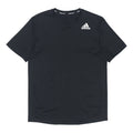 adidas TF Turf Ss Ftd Round Neck Sports Short Sleeve Black GM5040