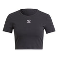 (WMNS) adidas originals Essentials Rib T-Shirt 'Black' II8057