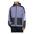 adidas Colorblock Hooded Jacket Purple H40226