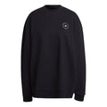(WMNS) adidas Round Neck Pullover Solid Color Long Sleeves Hoodie Black HD9133