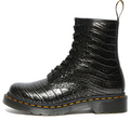 (WMNS) Dr. Martens Lacing Crocodile Pattern Martin Boots 27249029