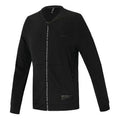 adidas neo Solid Color V neck Long Sleeves Jacket Black DX9686