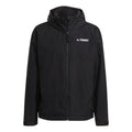 adidas Solid Color Brand Logo Printing hooded Long Sleeves Jacket Black GI7296