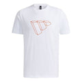 adidas Fi Tee Sub Bos 3D Logo Printing Round Neck Short Sleeve White GP0981