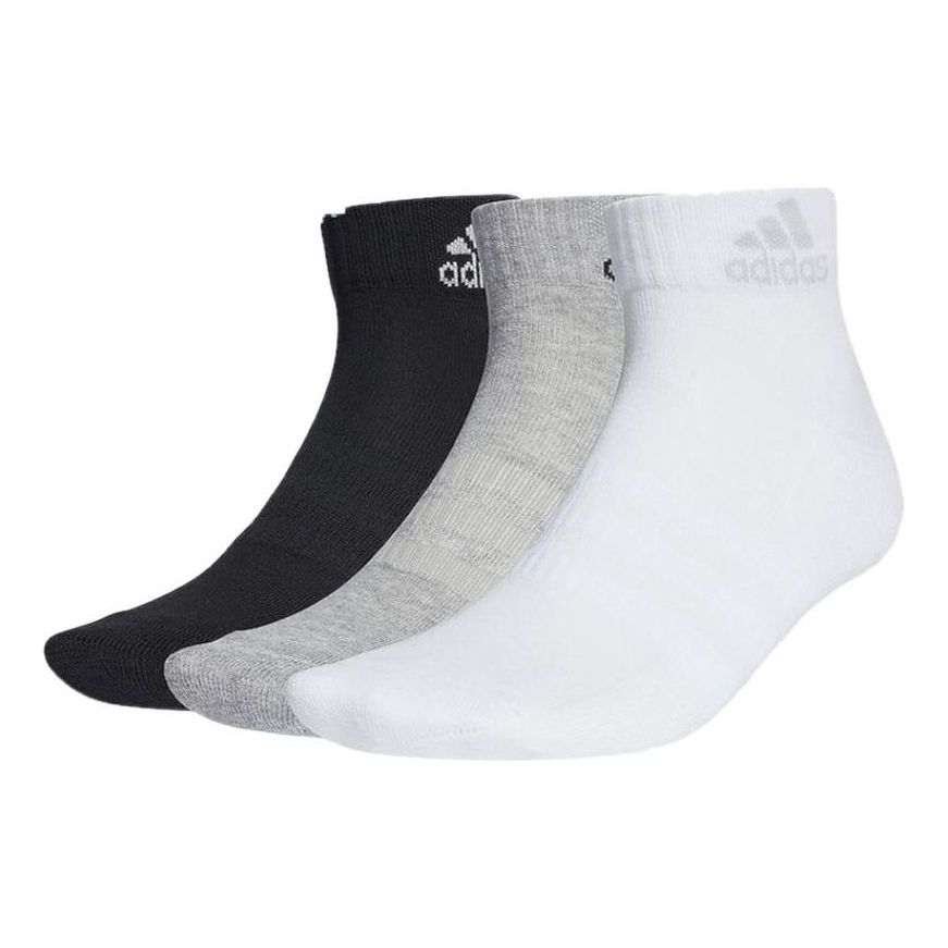 adidas Logo Printing Sports Socks Couple Style 3 Pairs GC7311