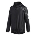 adidas M Wind Fz Jkt Training Sports Hooded Jacket Black DU1961