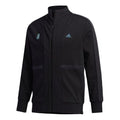 Men's adidas Sports Stylish Jacket Solid Color Black FM9344