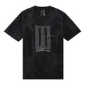 adidas Wj Aop Tee Pattern Printing Sports Training Casual Short Sleeve Black HE5140