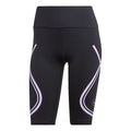 (WMNS) adidas by Stella McCartney Truepace Bike Running Leggings 'Black Purple' IB6804