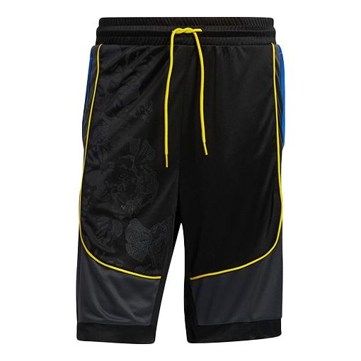 adidas Hrdn Short Printing Gym Training Basketball Sports Shorts Black GP9791