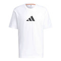 adidas Camo Loose Tee Back Printing Sports Short Sleeve White GQ8305
