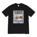 Supreme FW19 Week 17 DHiver Tee Winter Scene Printing Short Sleeve Unisex Black SUP-FW19-10930