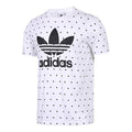 adidas originals polka dots Large logo Short Sleeve White CZ1760