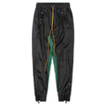 Nylon Pants - Black/Green