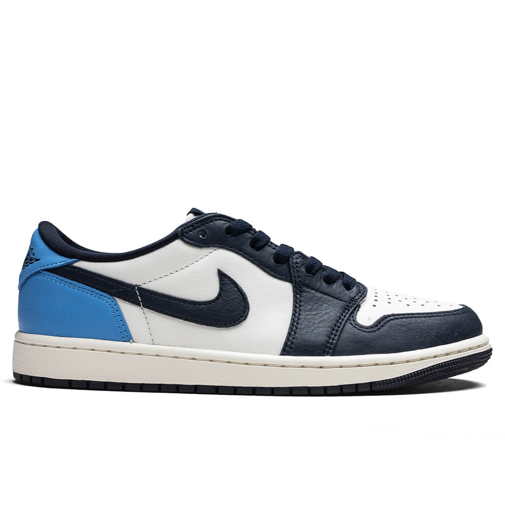 Air Jordan 1 Low OG 'Obsidian' - Obsidian/University Blue/Sail
